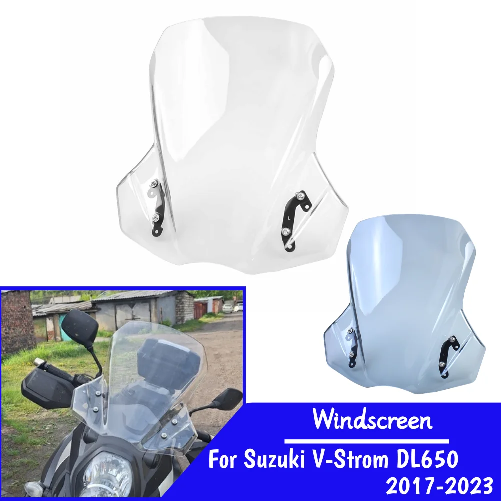 V-strom DL 650 Windshield Windscreen For Suzuki Vstrom650 DL650 2017-2023 Wind Shield Screen Motorcycle Air Deflectors
V-strom DL 650 Windshield Windscreen For Suzuki Vstrom650 DL650 2017-2023 Wind Shield Screen Motorcycle Air Deflectors