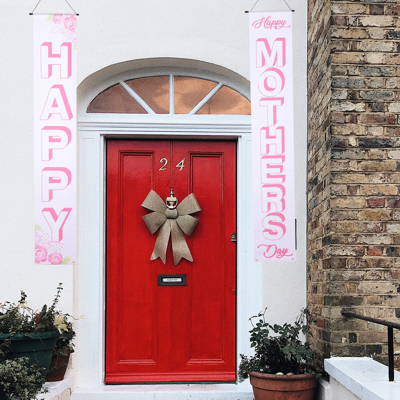 1Pair Happy Mother's Day Banners Bright Hanging Garland for Front Door Porch Wall Party Decoration Happy Mother's Day Banners
1Pair Happy Mother's Day Banners Bright Hanging Garland for Front Door Porch Wall Party Decoration Happy Mother's Day Banners