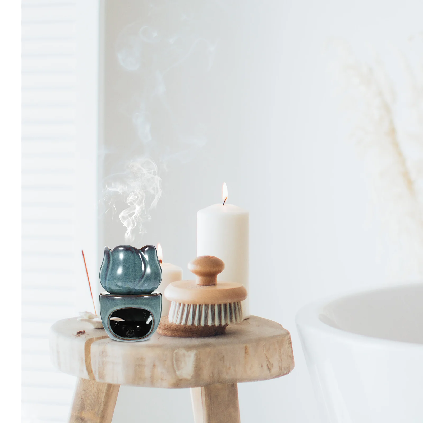 Ceramic Elephant Incense Burner Aroma Holder for Home Living Meditation Aromatherapy Tabletop Ornament
Ceramic Elephant Incense Burner Aroma Holder for Home Living Meditation Aromatherapy Tabletop Ornament