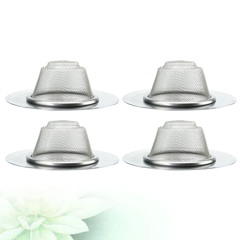 4pcs Stainless Steel Sink Filters Round Metal Drain Strainer For Kitchen Bathroom Durable Anti-Clogging Easy Clean Tool
4pcs Stainless Steel Sink Filters Round Metal Drain Strainer For Kitchen Bathroom Durable Anti-Clogging Easy Clean Tool
