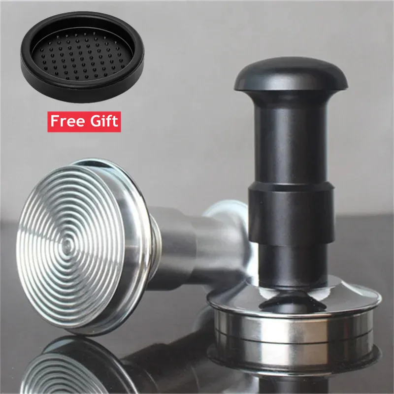 Espresso Calibrated Coffee Tamper, Balanced Automatic Rebound, 3.0 Dual Spring and Ripple Flat Base, 51mm, 53mm, 58mm
Espresso Calibrated Coffee Tamper, Balanced Automatic Rebound, 3.0 Dual Spring and Ripple Flat Base, 51mm, 53mm, 58mm