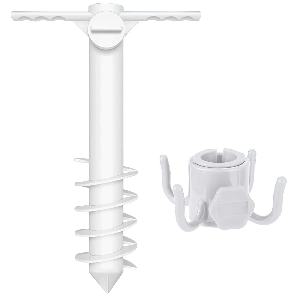 3/5 Spin Beach Umbrella Stand Windproof Inserts Spiral Umbrella Plug Equipment Umbrella Ground Anchor Outdoor Travel Accessories
3/5 Spin Beach Umbrella Stand Windproof Inserts Spiral Umbrella Plug Equipment Umbrella Ground Anchor Outdoor Travel Accessories