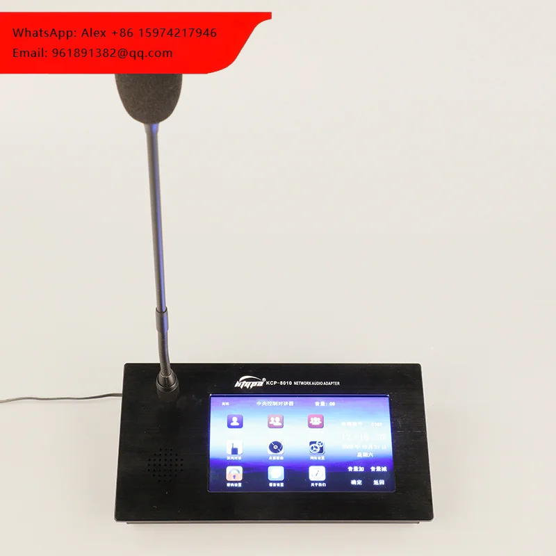 TCP IP Network PA System Speaker Microphone Remote Intercom Paging Microphone For School Factory Hotel Intercom
TCP IP Network PA System Speaker Microphone Remote Intercom Paging Microphone For School Factory Hotel Intercom