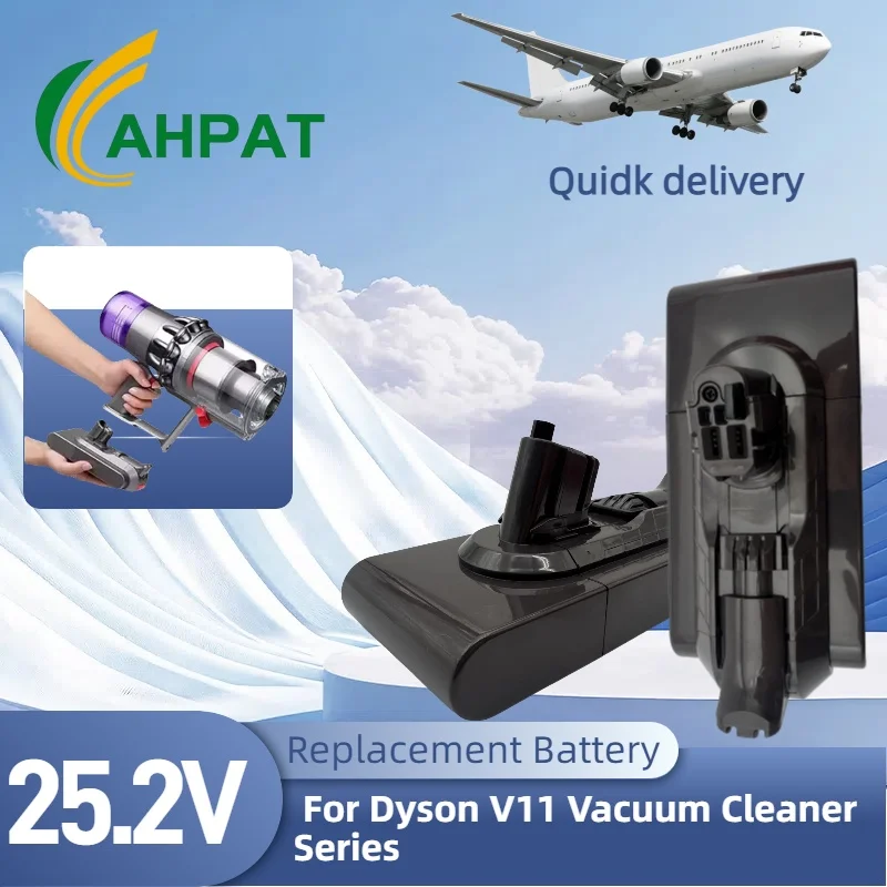 AHPAT для пылесоса Dyson 12800 мАч 100,8 Втч Аккумулятор для Dyson Torque Drive Extra V11 Complete Extra V11 Fluffy Extra V11 Animal V15
AHPAT для пылесоса Dyson 12800 мАч 100,8 Втч Аккумулятор для Dyson Torque Drive Extra V11 Complete Extra V11 Fluffy Extra V11 Animal V15