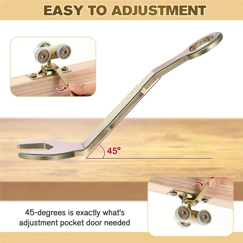 WCS-4Pcs Pivot Adjustment Wrench For Sliding Door Hanger, Adjustment Pocket Wrench For Closet Door, 3/8 Inch Open Wrench
WCS-4Pcs Pivot Adjustment Wrench For Sliding Door Hanger, Adjustment Pocket Wrench For Closet Door, 3/8 Inch Open Wrench