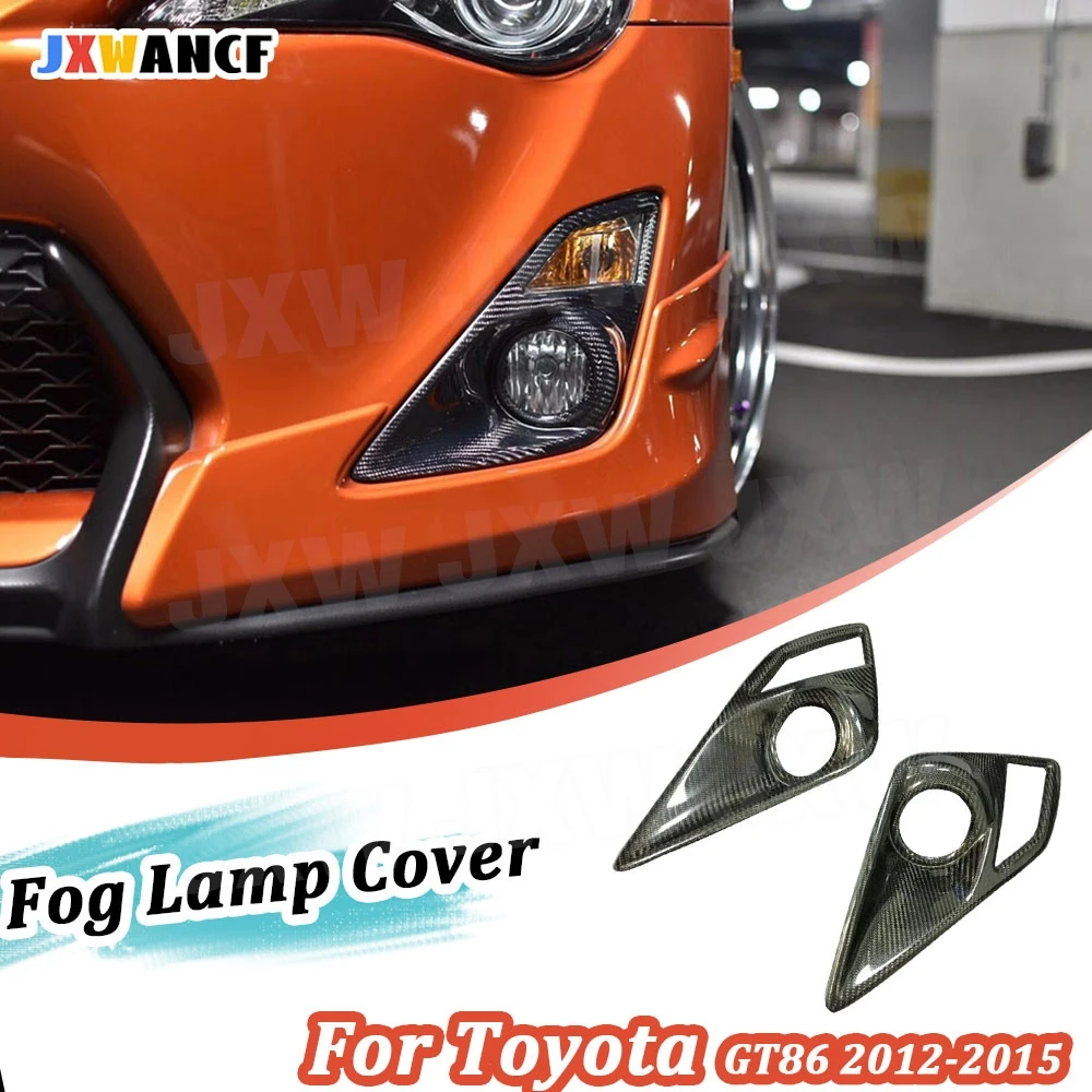 JXWANCF Carbon Fiber Front Bumper Fog Lamp Cover Vent Decration for Toyota GT86 2012-2015 Splitters FRP Car Accessories
JXWANCF Carbon Fiber Front Bumper Fog Lamp Cover Vent Decration for Toyota GT86 2012-2015 Splitters FRP Car Accessories