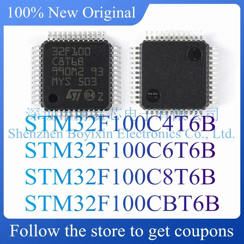 NEW STM32F100C4T6B STM32F100C6T6B STM32F100C8T6B STM32F100CBT6B Original Product
NEW STM32F100C4T6B STM32F100C6T6B STM32F100C8T6B STM32F100CBT6B Original Product