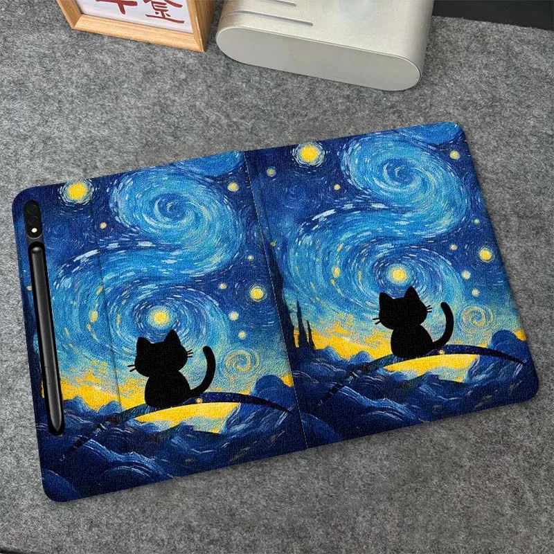 Cat Starlit Sky Art Popular Gift For Samsung Galaxy Tab S10 S9 S8 S7 FE Lite Soft Flexible Support Tablet Case
Cat Starlit Sky Art Popular Gift For Samsung Galaxy Tab S10 S9 S8 S7 FE Lite Soft Flexible Support Tablet Case