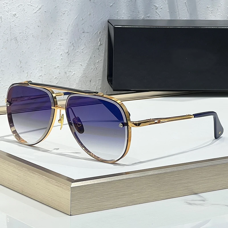 MACH EIGHT Big Oval Alloy Sunglasses for Men and Women Gradient Double Bridge Classical UV400 Outdoor Trendy Fashion Eyeglasses
MACH EIGHT Big Oval Alloy Sunglasses for Men and Women Gradient Double Bridge Classical UV400 Outdoor Trendy Fashion Eyeglasses
