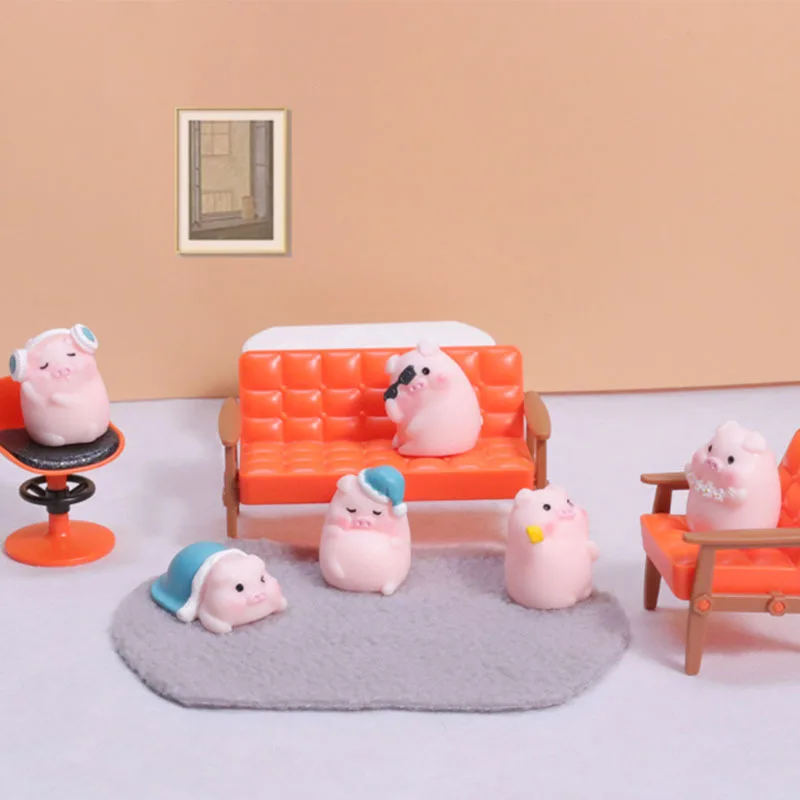 Figurines Miniature Cartoon Cute Pink Pig Micro Landscape Ornaments For Home Decorations Kawaii Animal Room Decor Desktop
Figurines Miniature Cartoon Cute Pink Pig Micro Landscape Ornaments For Home Decorations Kawaii Animal Room Decor Desktop