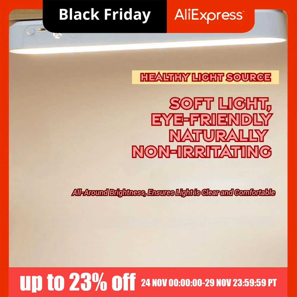Long Light 3 Color LED Night Light Adjustable Angle Eye-care LED Light Bar Magnetic Mount No Wiring Desk Lamp Wardrobe Room
Long Light 3 Color LED Night Light Adjustable Angle Eye-care LED Light Bar Magnetic Mount No Wiring Desk Lamp Wardrobe Room