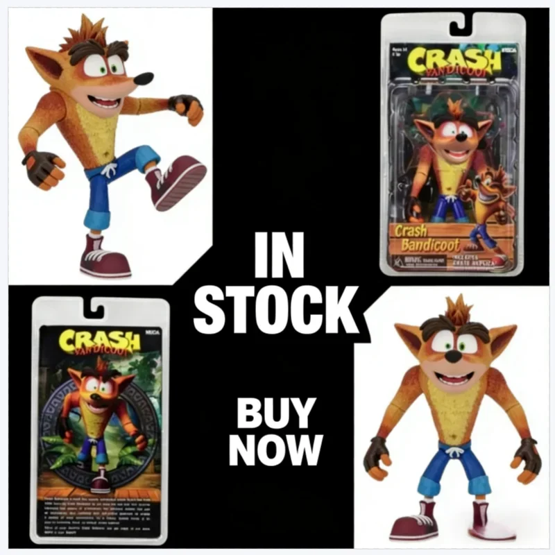 Фигурка NECA Game Crash Bandicoot Sane Trilogy, модель игрушки, украшение для книжной полки, подарок на день рождения для друзей, в наличии
Фигурка NECA Game Crash Bandicoot Sane Trilogy, модель игрушки, украшение для книжной полки, подарок на день рождения для друзей, в наличии