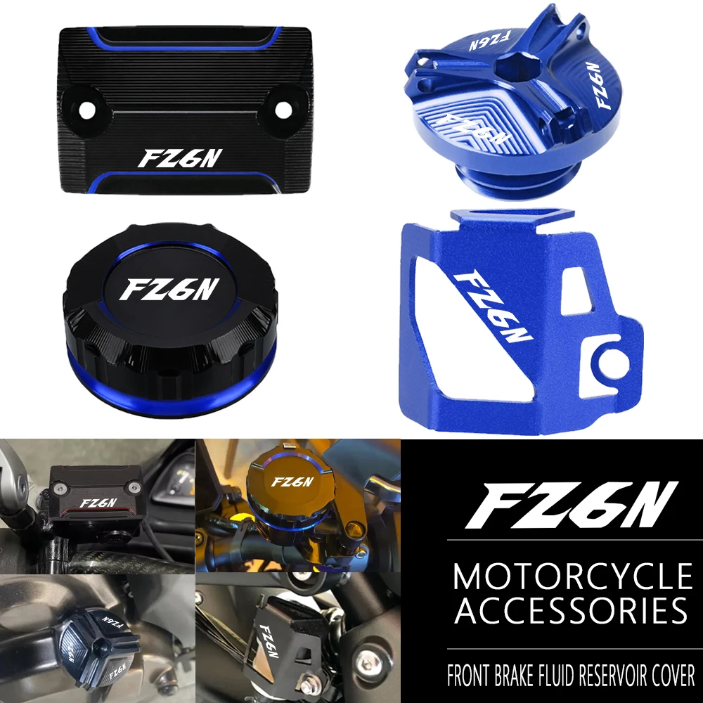 For YAMAHA FZ6N FZ-6N FZ6 FZ-6 N 2004 -2007 2008 2009 Motorcycle Front Rear Brake Master Cylinder Fluid Reservoir Cover Oil Cap
For YAMAHA FZ6N FZ-6N FZ6 FZ-6 N 2004 -2007 2008 2009 Motorcycle Front Rear Brake Master Cylinder Fluid Reservoir Cover Oil Cap