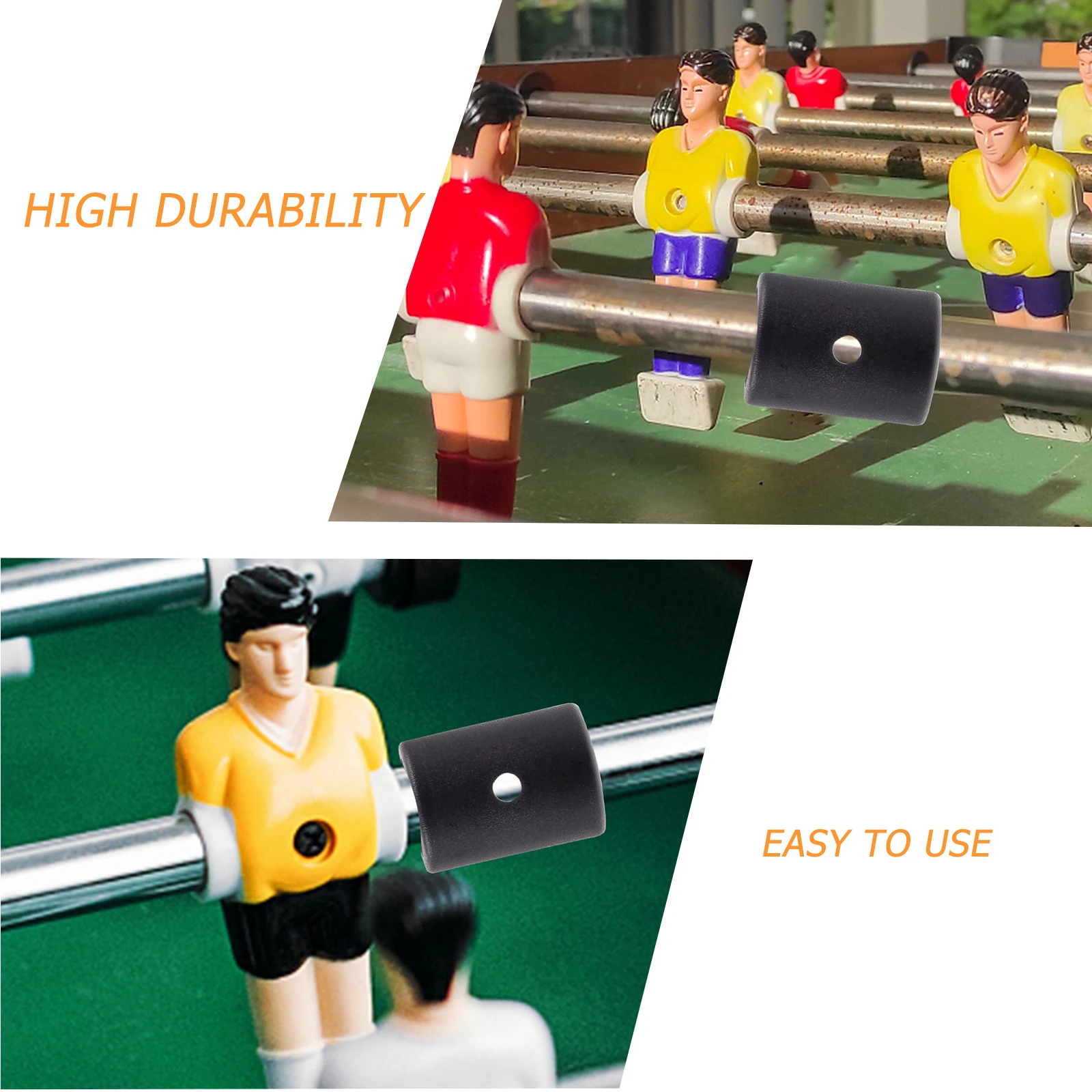 16pcs Black Safety Foosball Table End Caps Replacement Plugs Cover Rod Parts Accessories Pole Tip Plug Bearing Supplies
16pcs Black Safety Foosball Table End Caps Replacement Plugs Cover Rod Parts Accessories Pole Tip Plug Bearing Supplies