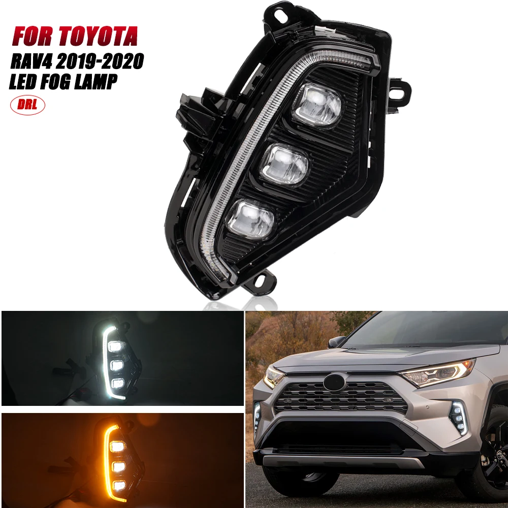 Fog Lights Led For Toyota RAV4 2019 2020 LED Daytime Running with Amber Turn Signal Light Kit Car Styling Spot Light 2 Color
Fog Lights Led For Toyota RAV4 2019 2020 LED Daytime Running with Amber Turn Signal Light Kit Car Styling Spot Light 2 Color