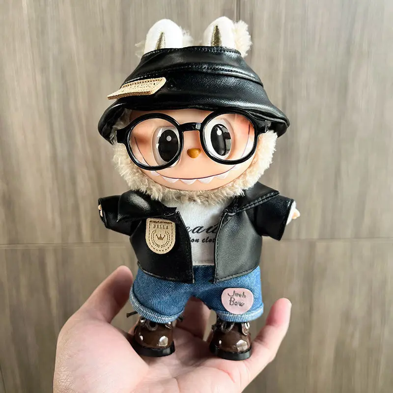 Labubu 1-3 Gen Complete Blue Overalls Fashion Set Hat Leather Jacket & Accessories for Vinyl Plush Dolls Trendy Changeable Cloth
Labubu 1-3 Gen Complete Blue Overalls Fashion Set Hat Leather Jacket & Accessories for Vinyl Plush Dolls Trendy Changeable Cloth