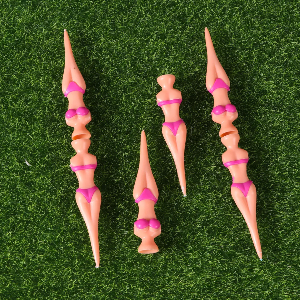 6Pcs Novelty Bikini Girl Golf Tees ABS Plastic Divot Tools Lightweight Eco Friendly Style Tee Set for Golf Course
6Pcs Novelty Bikini Girl Golf Tees ABS Plastic Divot Tools Lightweight Eco Friendly Style Tee Set for Golf Course