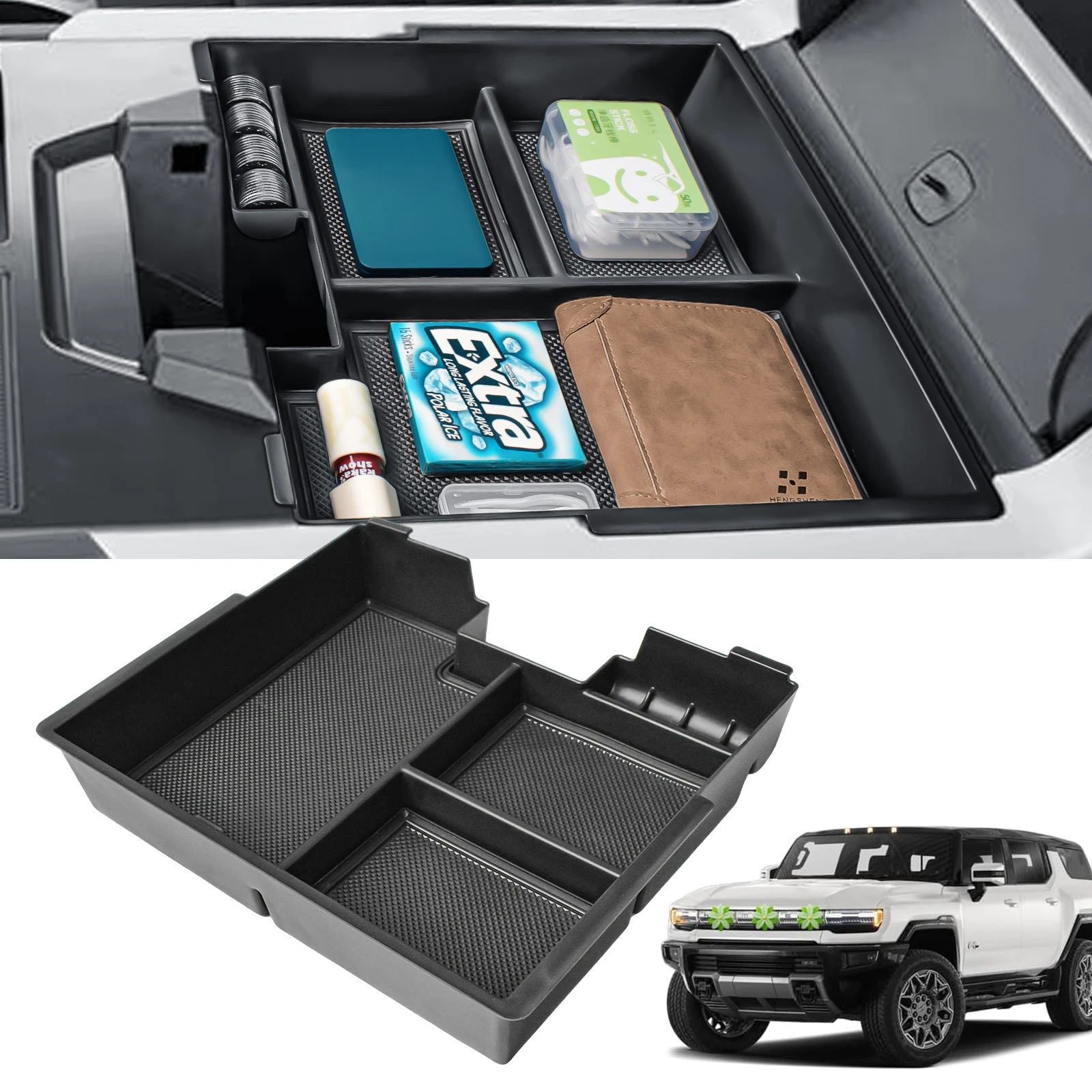 Center Console Storage Tray For GMC Hummer EV 2022-2025 Armrest Box Storage Organizer Interior Car Secondary Tray Accessories
Center Console Storage Tray For GMC Hummer EV 2022-2025 Armrest Box Storage Organizer Interior Car Secondary Tray Accessories