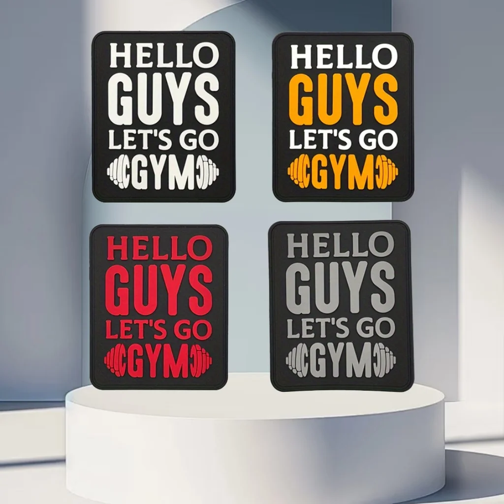 HELLO GUYS LET'S GO GYM Patch Fitness Night Light Morale Badge PVC Backpack Decorative Accessory Sticker Patches for Clothing
HELLO GUYS LET'S GO GYM Patch Fitness Night Light Morale Badge PVC Backpack Decorative Accessory Sticker Patches for Clothing