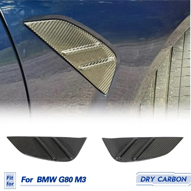 Car Front Side Fender Air Vent Trims Prepreg Dry Carbon for BMW G80 M3 Sedan 2021-2023 Replacement Side Fender Fins Body Kits
Car Front Side Fender Air Vent Trims Prepreg Dry Carbon for BMW G80 M3 Sedan 2021-2023 Replacement Side Fender Fins Body Kits