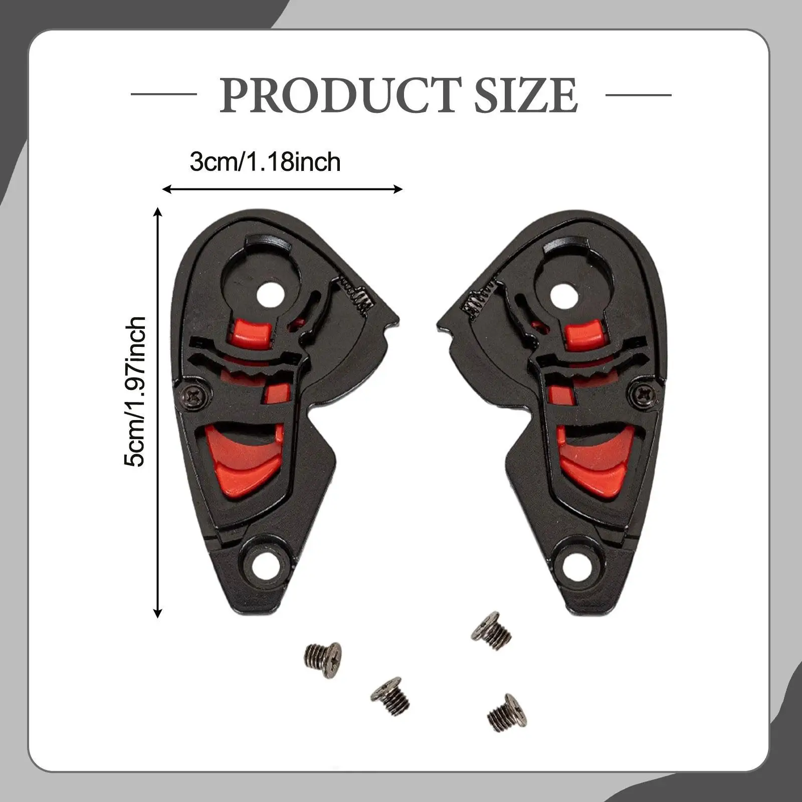 2Pcs Helmet Visor Base Supplies Sturdy Spare Part Simple Installation Accessories Helmet Shield Base Black for Qike Qk111
2Pcs Helmet Visor Base Supplies Sturdy Spare Part Simple Installation Accessories Helmet Shield Base Black for Qike Qk111