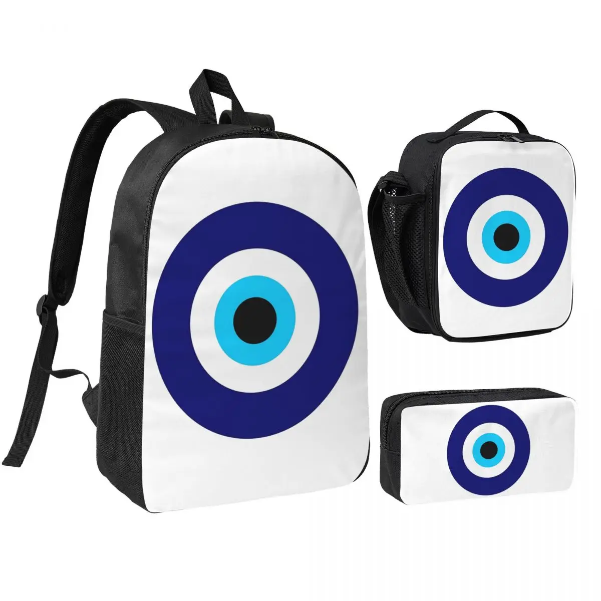 Magic Eye Five Set Evil Ey Backpack Boys Girls BookBag School Bag Shoulder Bags 3ps Insulated Lunch Bag Pencil Case
Magic Eye Five Set Evil Ey Backpack Boys Girls BookBag School Bag Shoulder Bags 3ps Insulated Lunch Bag Pencil Case