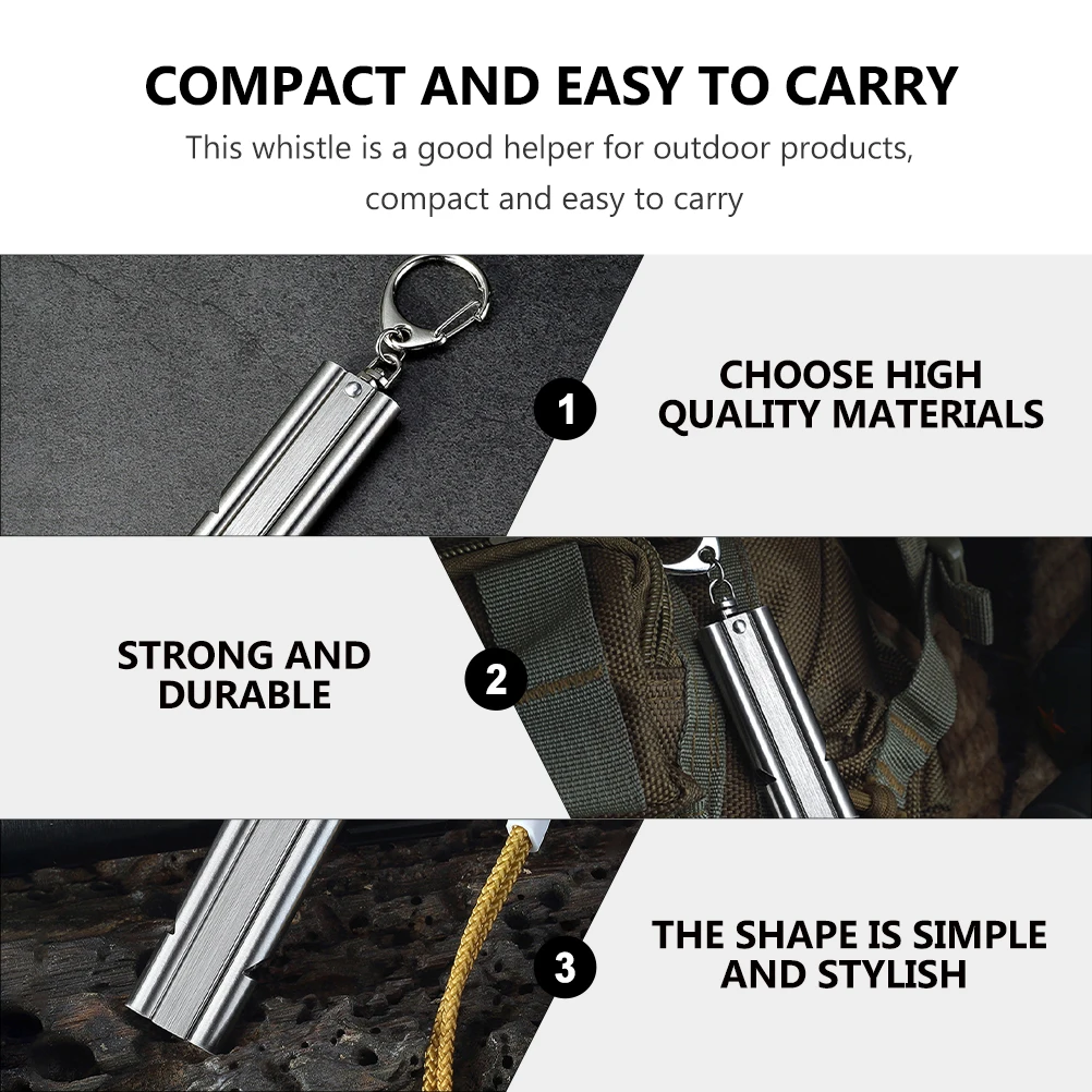 High Decibel Whistle Outdoor Emergency Multifunctional Survival Referee Whistles Metal Running Camp
High Decibel Whistle Outdoor Emergency Multifunctional Survival Referee Whistles Metal Running Camp