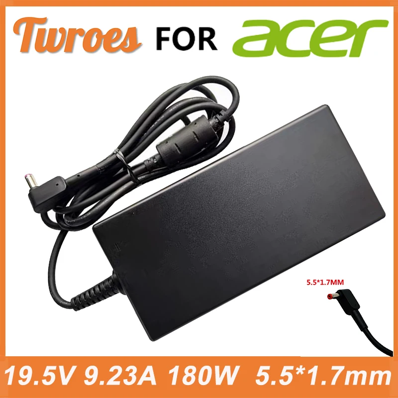 Laptop Adapter 19.5V 9.23A 180W For Acer Aspire V17 Nitro 5 ADP-180MB K Predator Helios 300 G3-571 Triton 500 G9-591 PowerSupply
Laptop Adapter 19.5V 9.23A 180W For Acer Aspire V17 Nitro 5 ADP-180MB K Predator Helios 300 G3-571 Triton 500 G9-591 PowerSupply