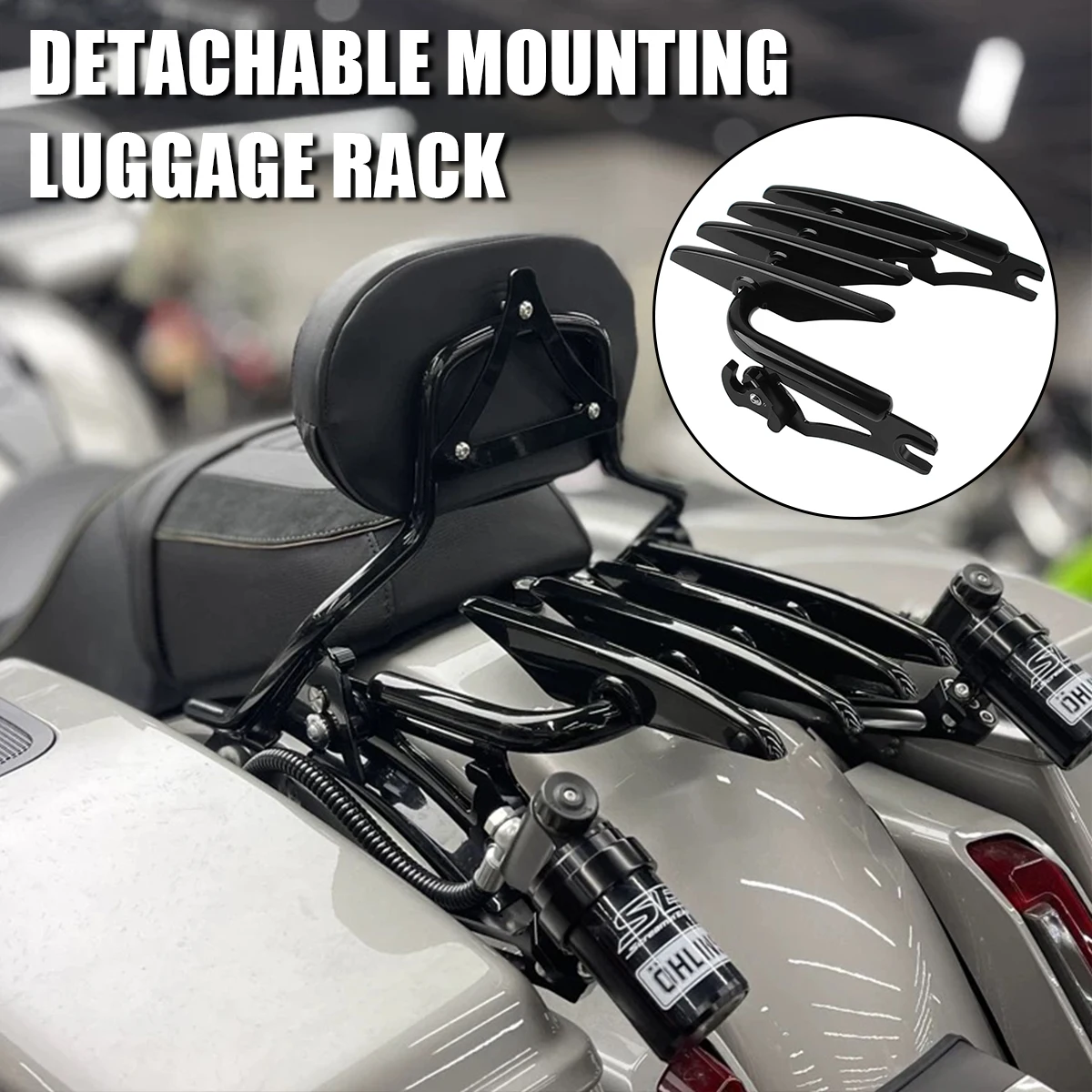 Мотоциклетный черный съемный багажник Stealth для Harley Touring Electra Road Street Glide CVO Road King FLTR 2009-2024
Мотоциклетный черный съемный багажник Stealth для Harley Touring Electra Road Street Glide CVO Road King FLTR 2009-2024