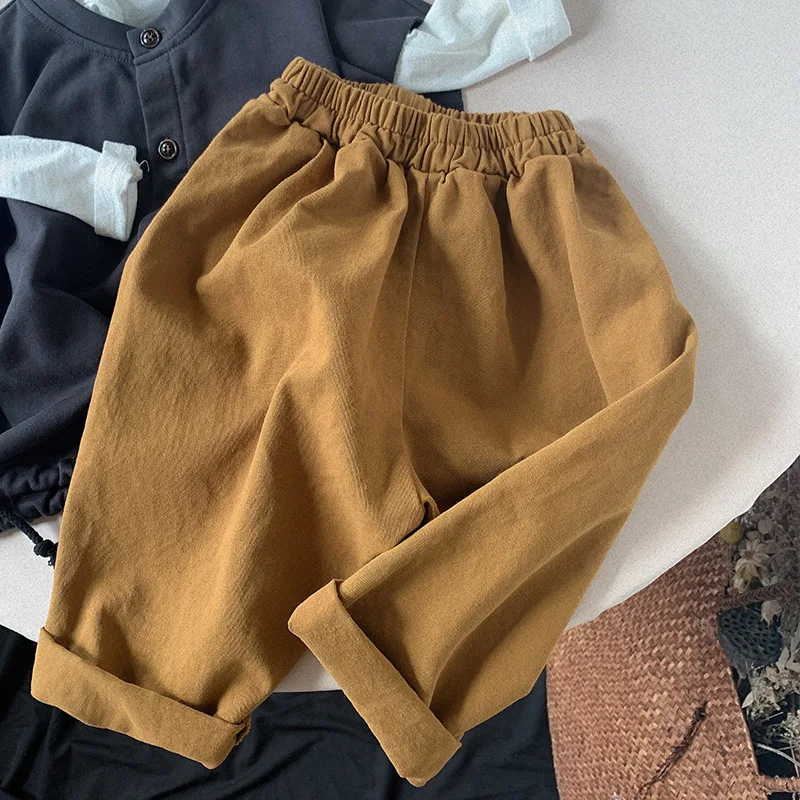 Children Casual Pants Autumn New Cotton Baby Boys Girls Loose Trouser Toddler Fashion Simple Versatile Harem Pants Kids Clothes
Children Casual Pants Autumn New Cotton Baby Boys Girls Loose Trouser Toddler Fashion Simple Versatile Harem Pants Kids Clothes