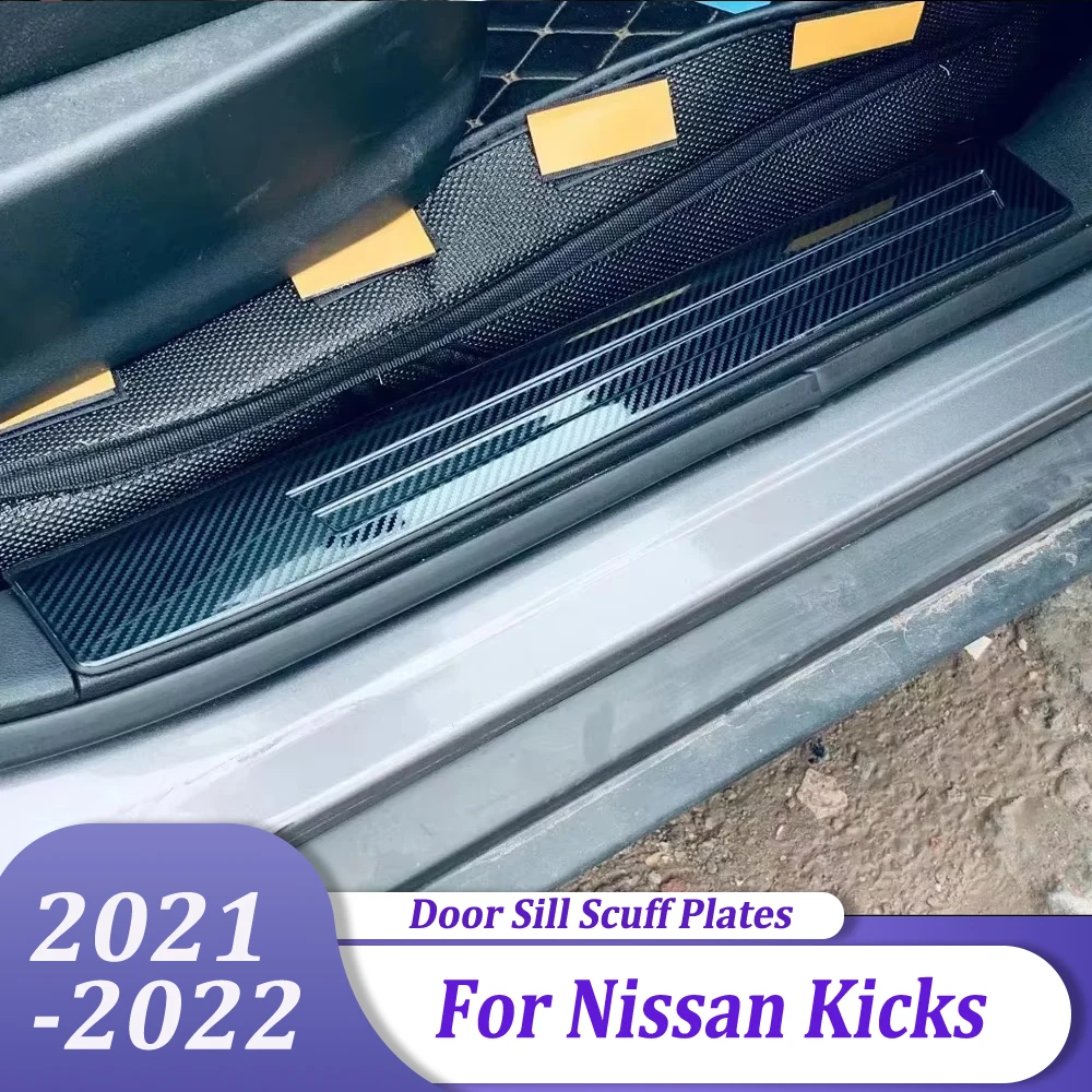 Car Accessories Thresholds Protectors Sticker Interior Door Sill Scuff Plates For Nissan Kicks 2021 2022
Car Accessories Thresholds Protectors Sticker Interior Door Sill Scuff Plates For Nissan Kicks 2021 2022