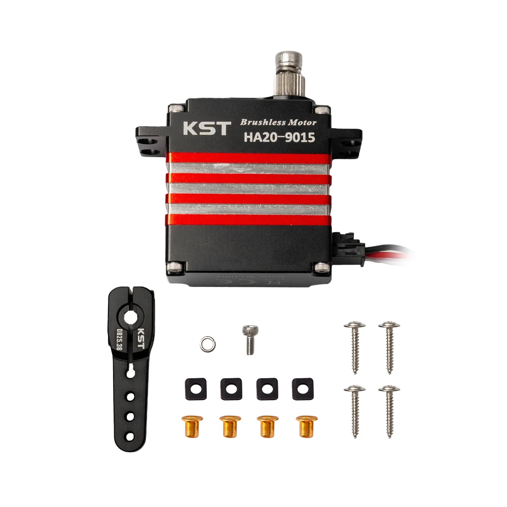 KST HA20-9015 90Kgf.cm 0.15sec/60° Extreme High Torque Contactless Brushless Standard Servo For Large Scale RC Planes
KST HA20-9015 90Kgf.cm 0.15sec/60° Extreme High Torque Contactless Brushless Standard Servo For Large Scale RC Planes