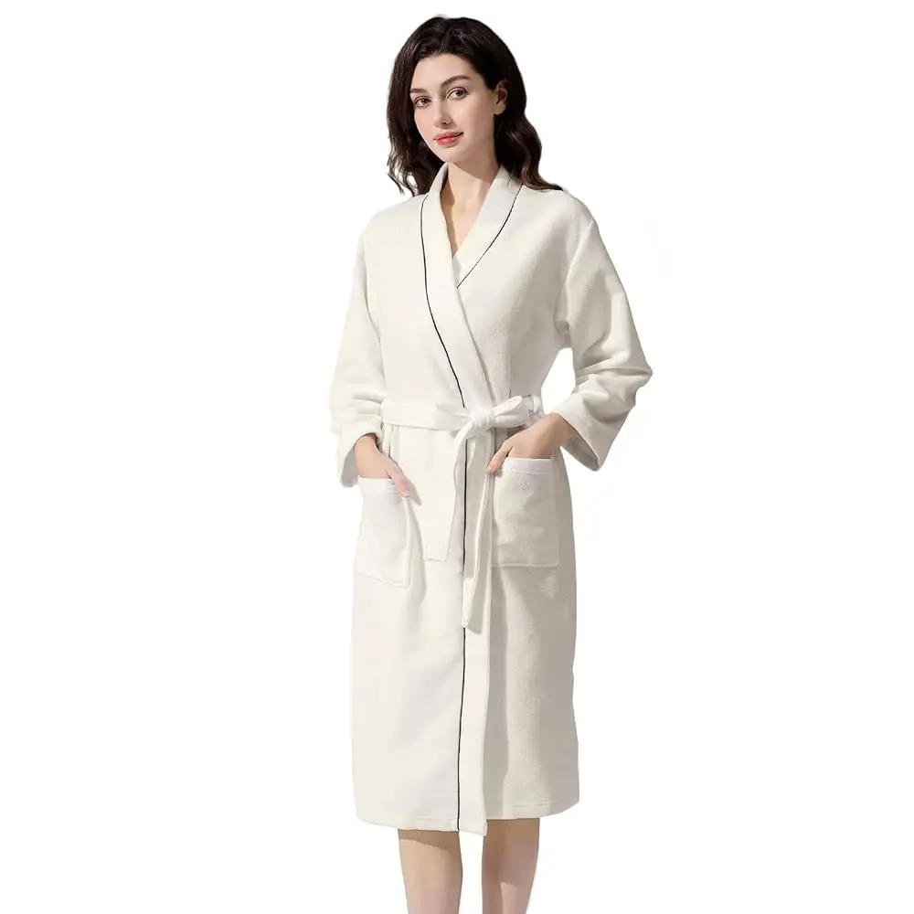 Women's Soft Terry Cloth Bathrobe - Ultra Absorbent Quick Dry Kimono Robe for Shower,Spa,Home
Women's Soft Terry Cloth Bathrobe - Ultra Absorbent Quick Dry Kimono Robe for Shower,Spa,Home