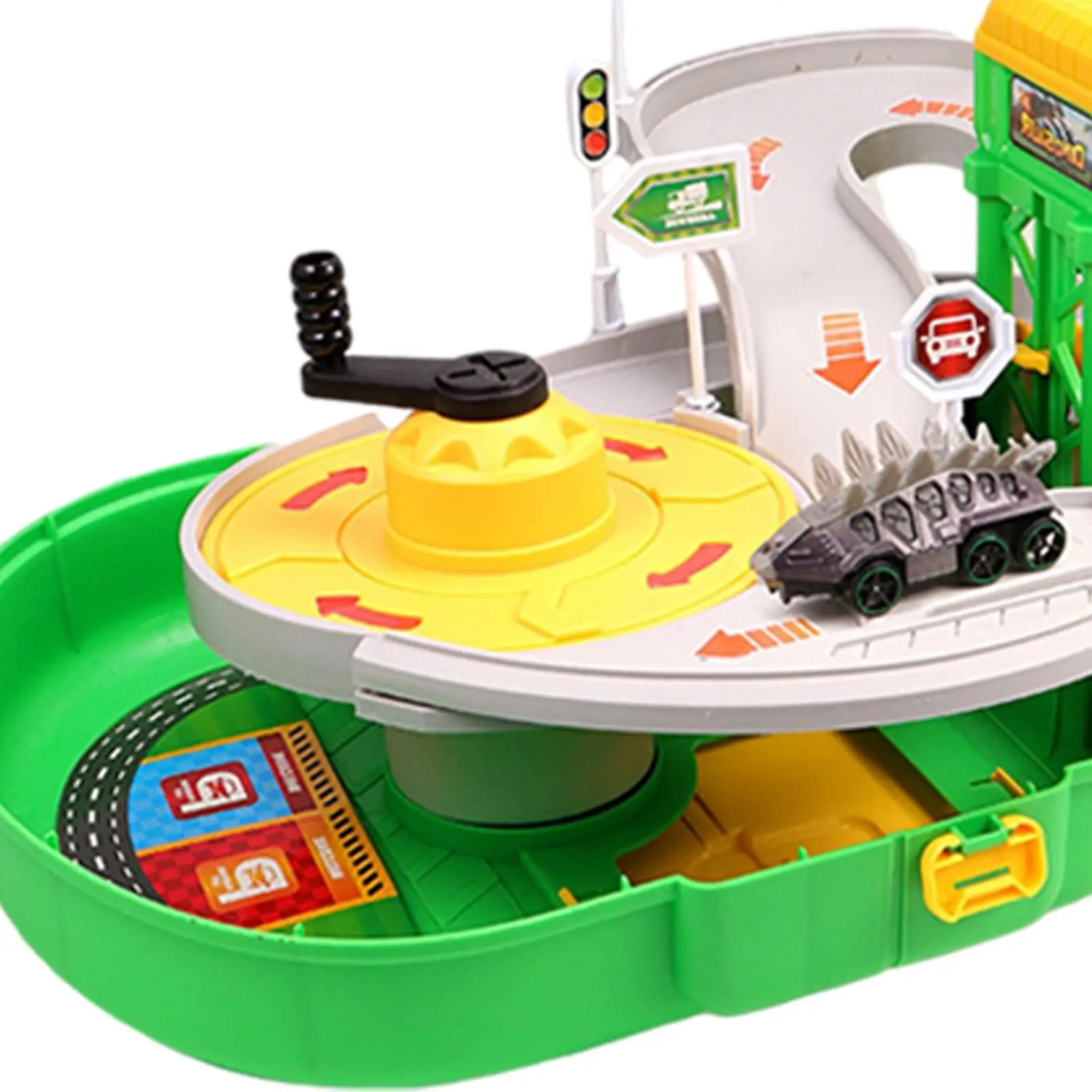 Dinosaur Storage Truck World Race Road Race Car Track for Age 3+ Toddlers
Dinosaur Storage Truck World Race Road Race Car Track for Age 3+ Toddlers