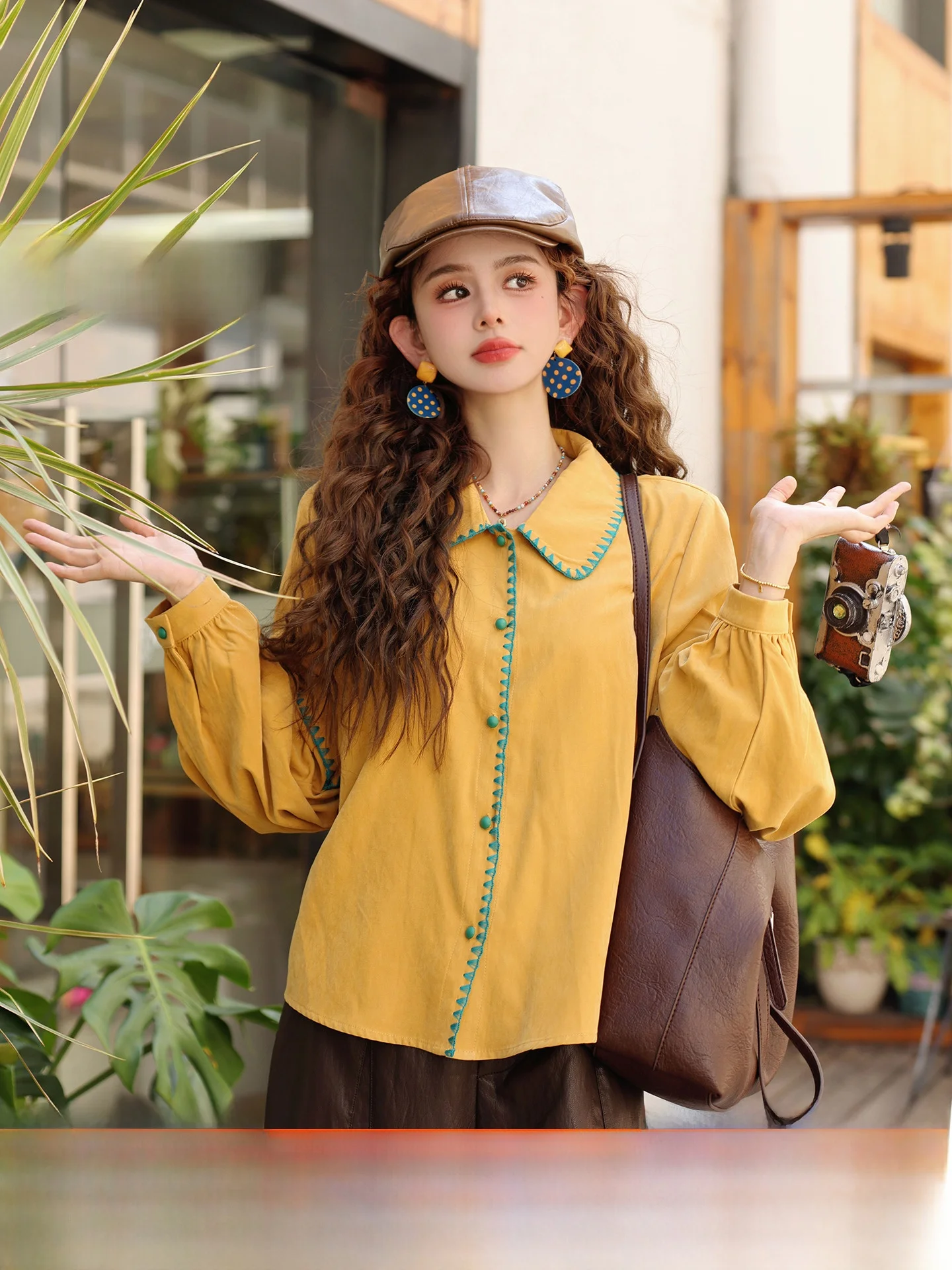 Цвет Blo Long Sve Свободный женский универсальный повседневный дышащий удобный осенний топ из смеси хлопка и полиэстера
Цвет Blo Long Sve Свободный женский универсальный повседневный дышащий удобный осенний топ из смеси хлопка и полиэстера