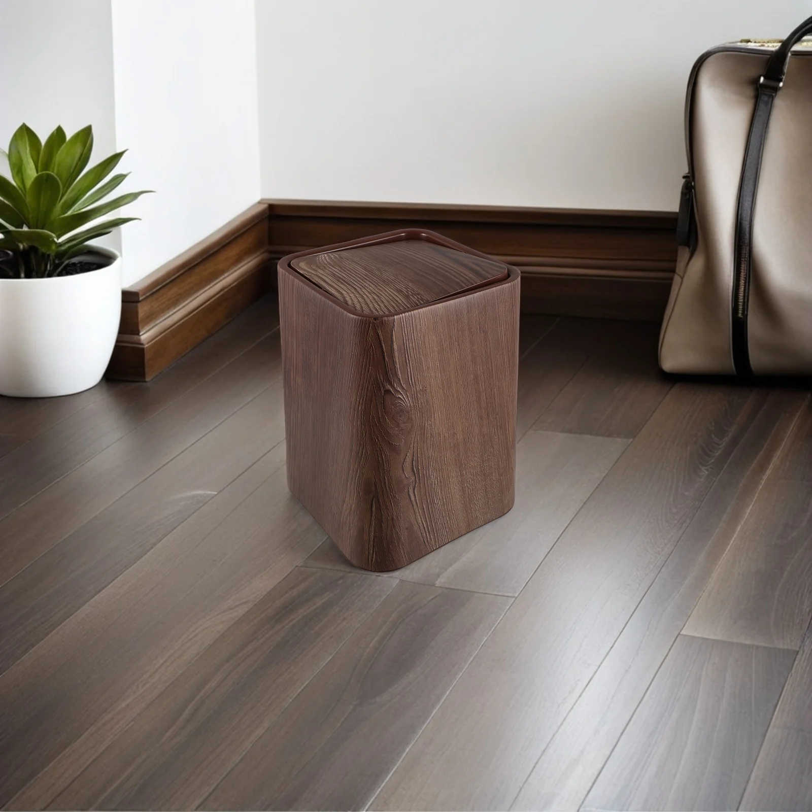 Имитация деревянной корзины для мусора, современный деревенский мусорный бак с крышкой для ванной комнаты, кухни, офиса, мусорное ведро для подгузников, коричневый прямоугольник
Имитация деревянной корзины для мусора, современный деревенский мусорный бак с крышкой для ванной комнаты, кухни, офиса, мусорное ведро для подгузников, коричневый прямоугольник