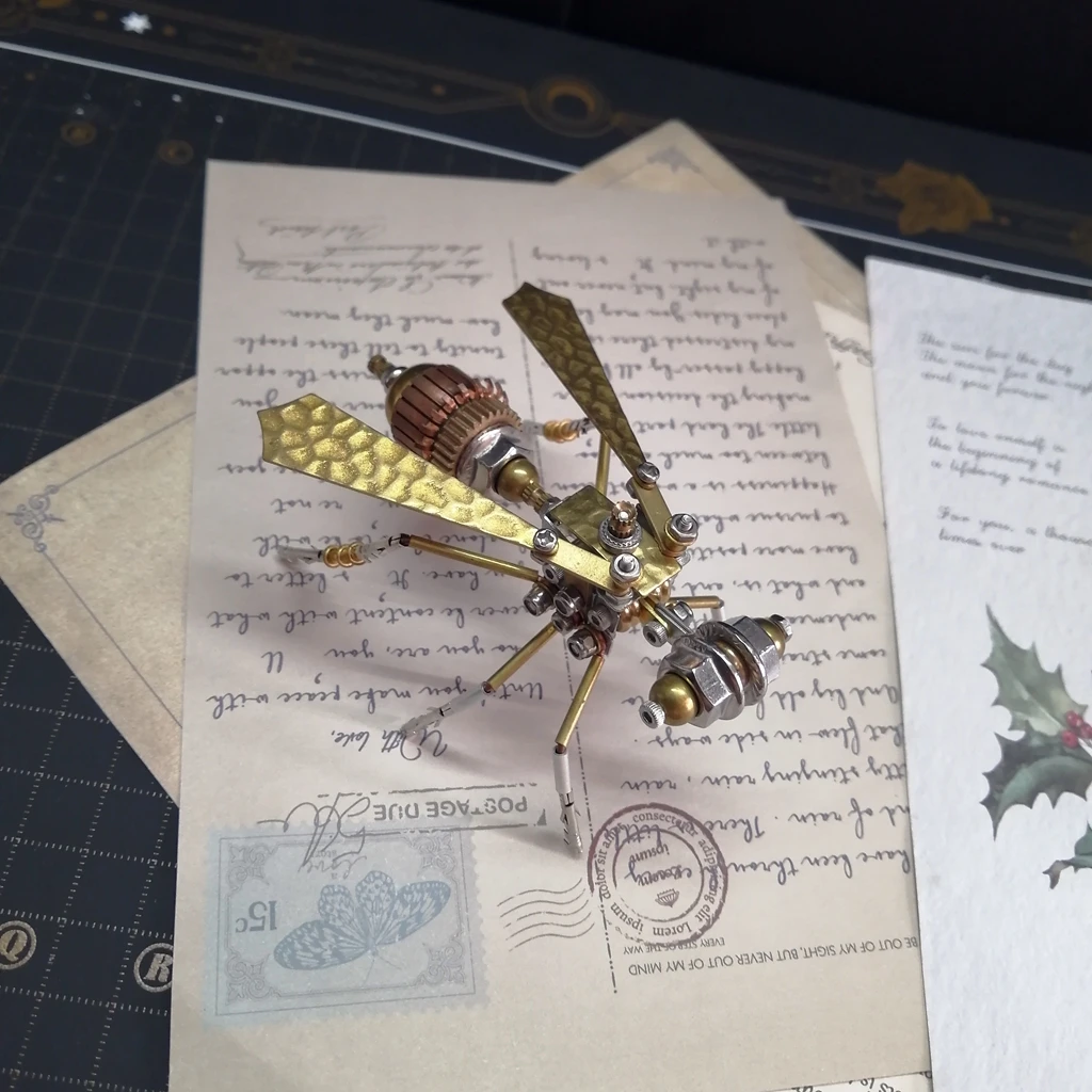 Steampunk Mechanical bumblebee Model Set - DIY Metal Puzzles, perfect for birthday or Christmas gifts Insect Crafts Ornaments
Steampunk Mechanical bumblebee Model Set - DIY Metal Puzzles, perfect for birthday or Christmas gifts Insect Crafts Ornaments