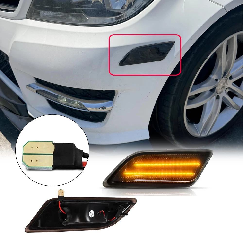 Front Fender LED Side Marker Light for Mercedes Benz C-Class W204 C250 C300 C350 C63 AMG 2012-2014 Auto Styling
Front Fender LED Side Marker Light for Mercedes Benz C-Class W204 C250 C300 C350 C63 AMG 2012-2014 Auto Styling