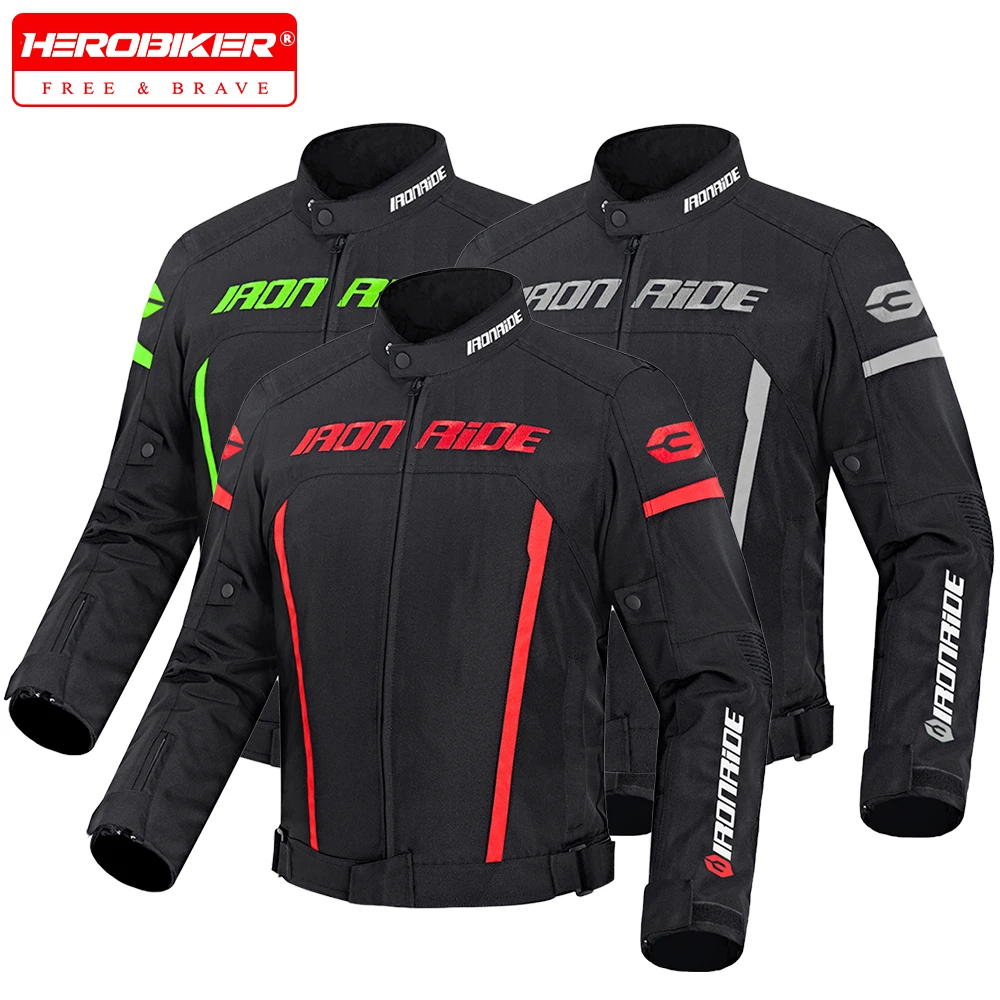 Motorcycle Jacket Waterproof Men Motorbike Jacket Anti-Fall Windproof Motocross Riding Clothes With Protective Gear M-3XL
Motorcycle Jacket Waterproof Men Motorbike Jacket Anti-Fall Windproof Motocross Riding Clothes With Protective Gear M-3XL 