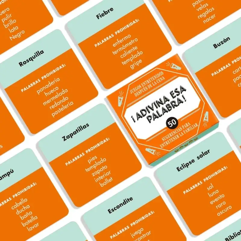 M5TC 50Pcs Spanish Learning Game Cards Compacts Size Perfect for Travel and Camping
M5TC 50Pcs Spanish Learning Game Cards Compacts Size Perfect for Travel and Camping
