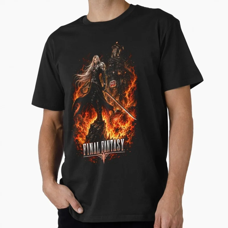 final fantasy vii - sephiroth Game Gift T shirt for RPG gamer 100% cotton Short Sleeve Graphic Clothes All size tops S-6XL
final fantasy vii - sephiroth Game Gift T shirt for RPG gamer 100% cotton Short Sleeve Graphic Clothes All size tops S-6XL