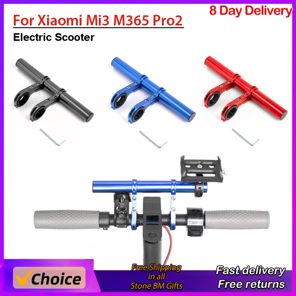 Electric Scooter Racks Handlebar Extender Aluminum Alloy Extension Mount Holder for Xiaomi M365 Mi3 Pro2/4 Scooter Accessories
Electric Scooter Racks Handlebar Extender Aluminum Alloy Extension Mount Holder for Xiaomi M365 Mi3 Pro2/4 Scooter Accessories