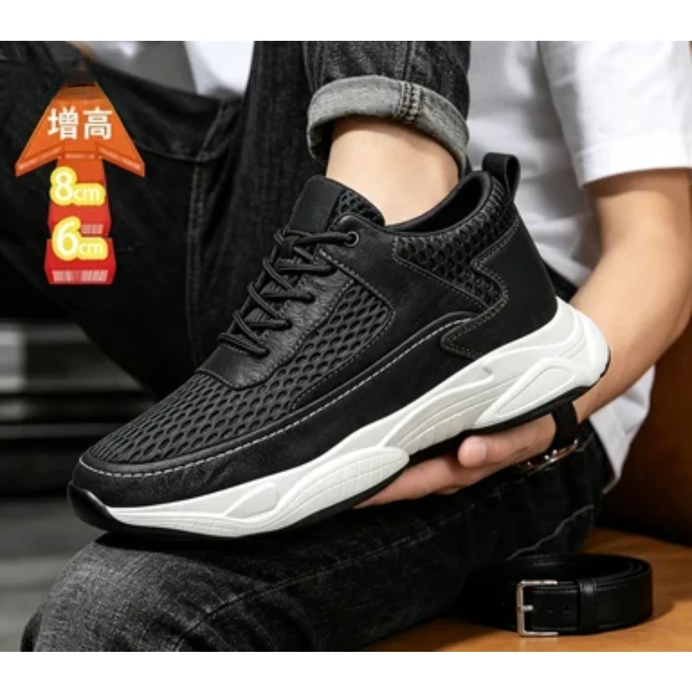 2026High Man Elevator Shoes Lift Sneakers Men Sports Height Increase Insole 8cm Leisure Fashion Summer Sports Heightening Shoes
2026High Man Elevator Shoes Lift Sneakers Men Sports Height Increase Insole 8cm Leisure Fashion Summer Sports Heightening Shoes