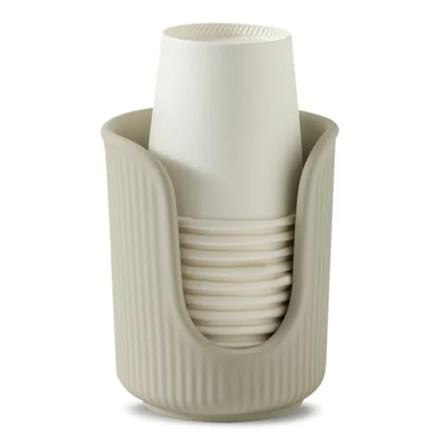 Ceramic Bathroom Cup Dispenser with Stylish Vertical Stripes - Disposable Mouthwash Cup Holder Holds 3-4oz Paper Cups for Rinsi
Ceramic Bathroom Cup Dispenser with Stylish Vertical Stripes - Disposable Mouthwash Cup Holder Holds 3-4oz Paper Cups for Rinsi