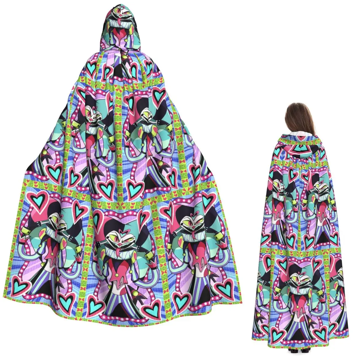 Fizzarolli Helluva Boss длинный плащ с капюшоном ведьма средневековый костюм накидка для косплея Хэллоуин вечеринка для взрослых унисекс 
Fizzarolli Helluva Boss длинный плащ с капюшоном ведьма средневековый костюм накидка для косплея Хэллоуин вечеринка для взрослых унисекс