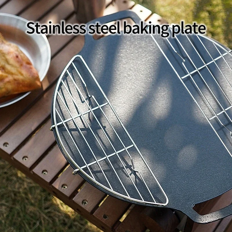 Outdoor Barbecue Net Steam Rack Stainless Steel Camping Barbecue Frying Pan Barbecue Meat Drain Anti Scorching Grill
Outdoor Barbecue Net Steam Rack Stainless Steel Camping Barbecue Frying Pan Barbecue Meat Drain Anti Scorching Grill