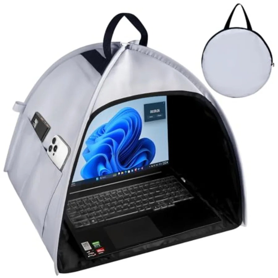 Universal Foldable Laptop Sun Shade and Privacy Shield -Fits 13-16 inch MacBook, Dell, Surface - Blocks Sunlight, Protects Priv
Universal Foldable Laptop Sun Shade and Privacy Shield -Fits 13-16 inch MacBook, Dell, Surface - Blocks Sunlight, Protects Priv