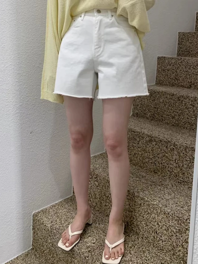 Summer New Women's High Waist Wide Leg ort Pants Casual Splicing Frayed Hemline Slimming Effect Comfortable Fit orts
Summer New Women's High Waist Wide Leg ort Pants Casual Splicing Frayed Hemline Slimming Effect Comfortable Fit orts