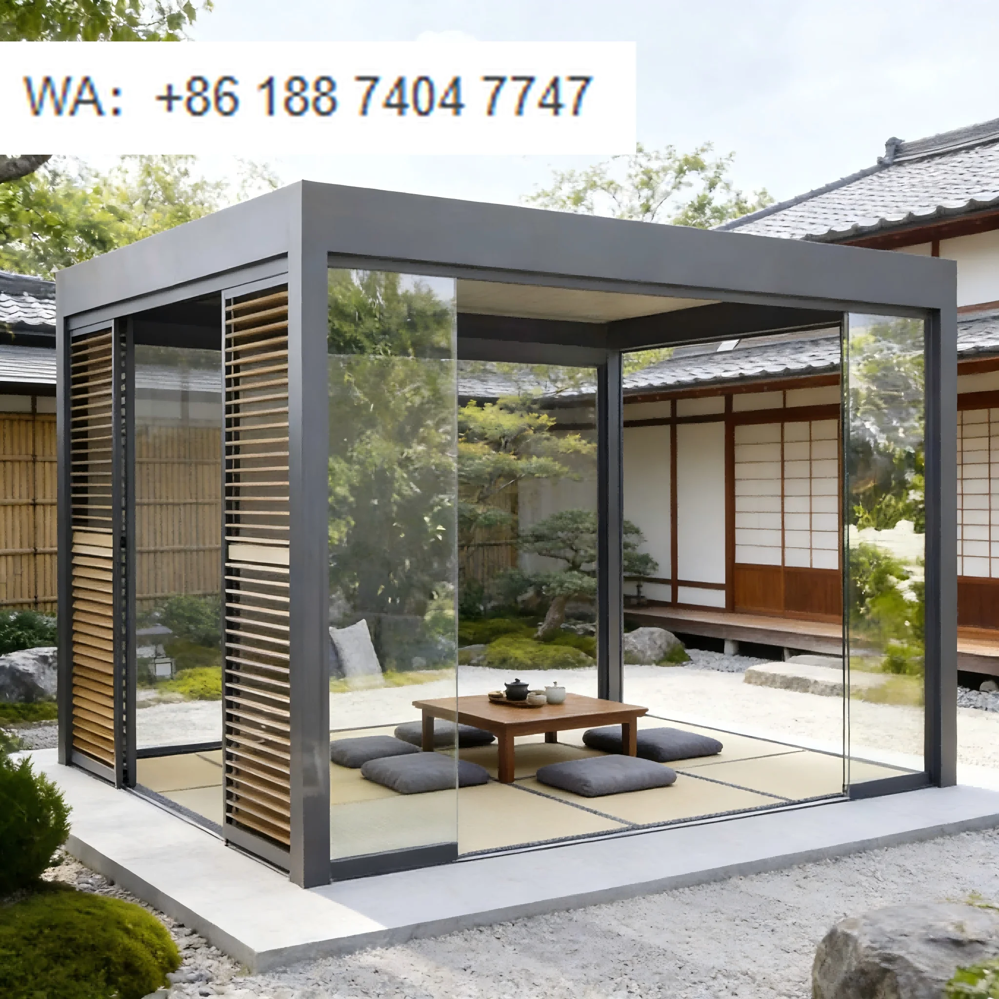 Outdoor Aluminium Canopy Wall Mounted Waterproof Louver Opening Roof Cover Motorized Pergola Gazebo Home and Garden
Outdoor Aluminium Canopy Wall Mounted Waterproof Louver Opening Roof Cover Motorized Pergola Gazebo Home and Garden