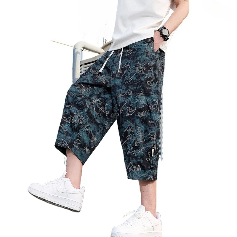 Men's Harem Shorts New Summer Fashion Personality Printed Casual Harem Pants 7-point-pants Streetwear Daily Commute Stylish Men
Men's Harem Shorts New Summer Fashion Personality Printed Casual Harem Pants 7-point-pants Streetwear Daily Commute Stylish Men